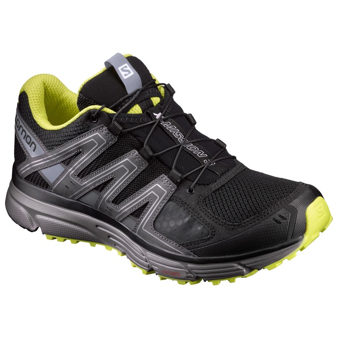 Zapatillas Trail Running Salomon Hombre Negras / Plateadas - Salomon Argentina X-MISSION 3 ,084769-A